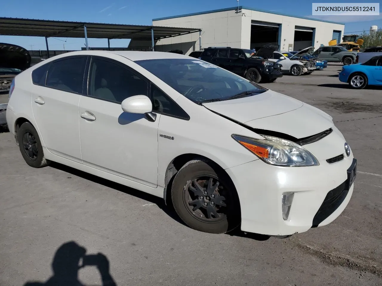 JTDKN3DU5C5512241 2012 Toyota Prius