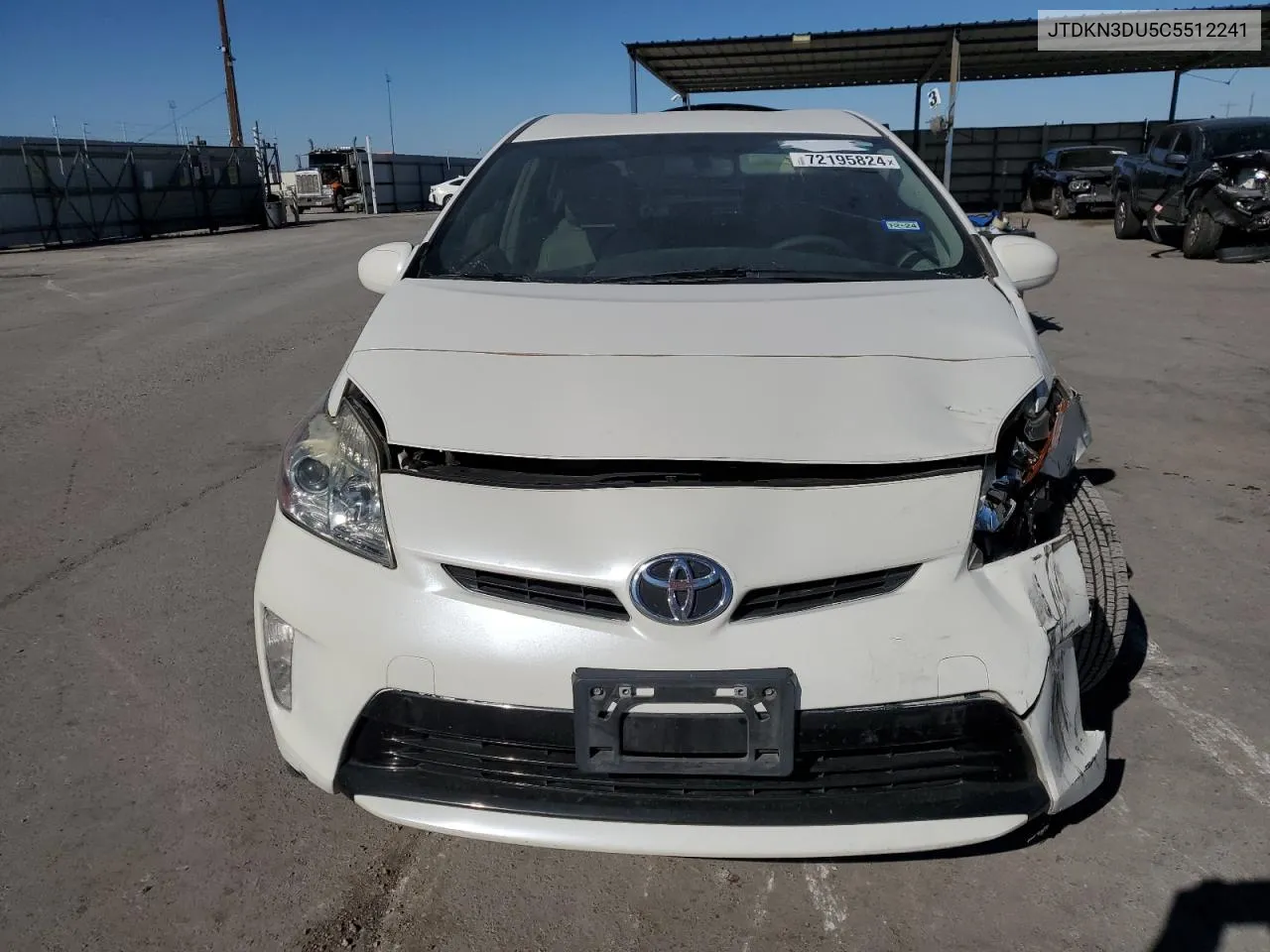 2012 Toyota Prius VIN: JTDKN3DU5C5512241 Lot: 72195824