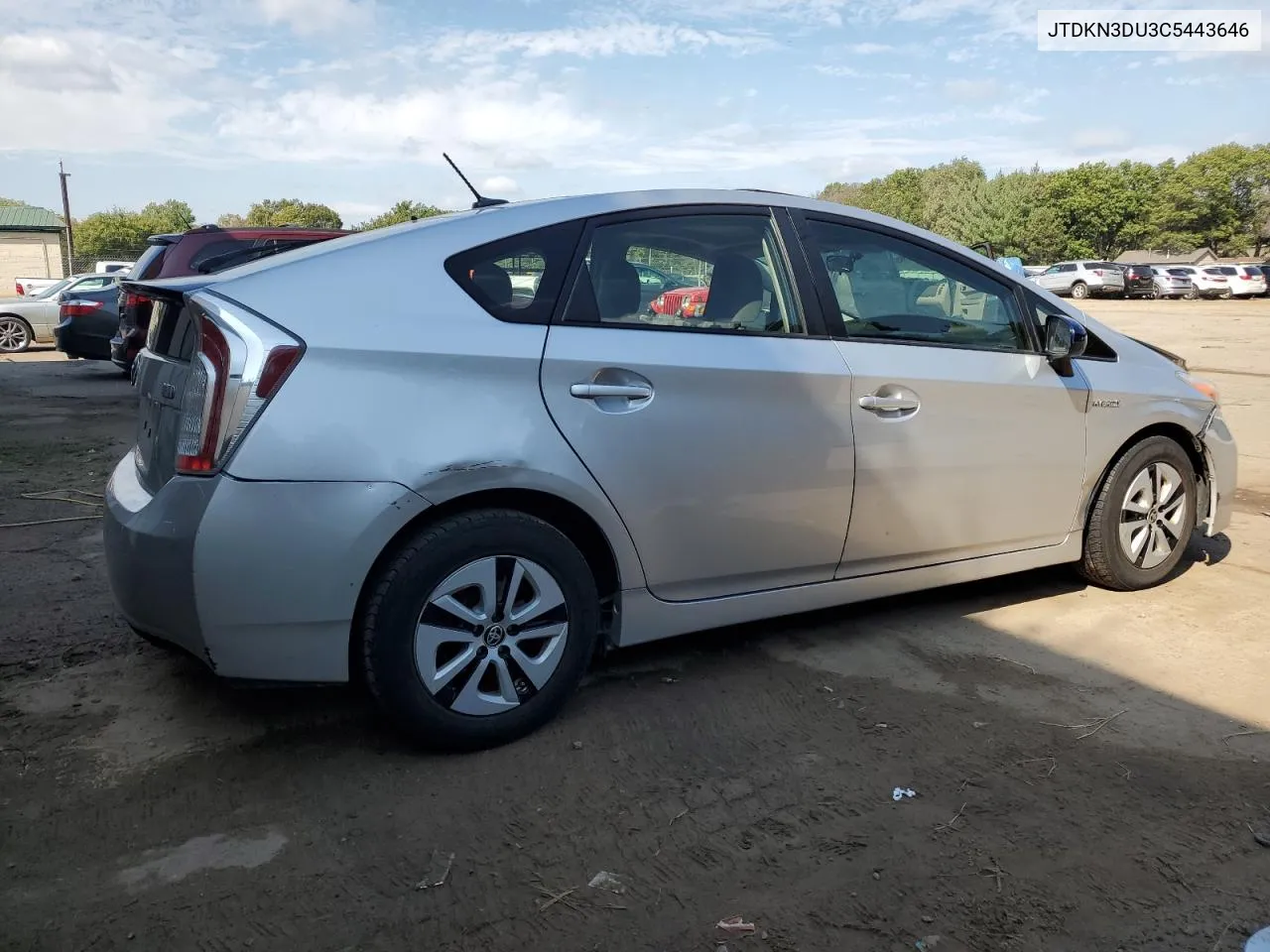 JTDKN3DU3C5443646 2012 Toyota Prius