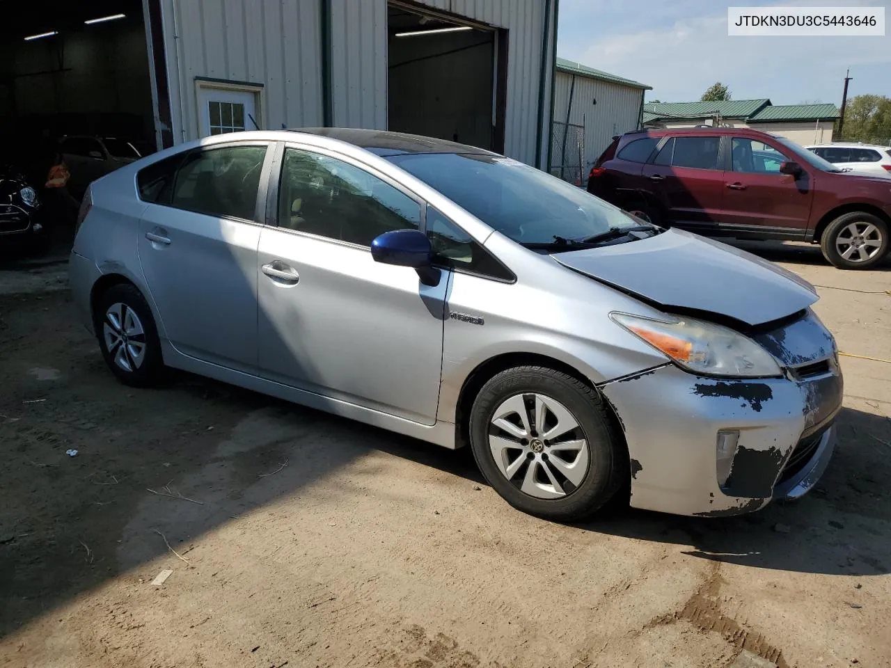 2012 Toyota Prius VIN: JTDKN3DU3C5443646 Lot: 72269994