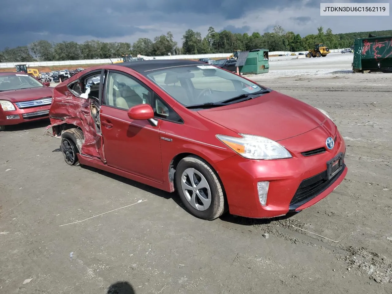 2012 Toyota Prius VIN: JTDKN3DU6C1562119 Lot: 72320714