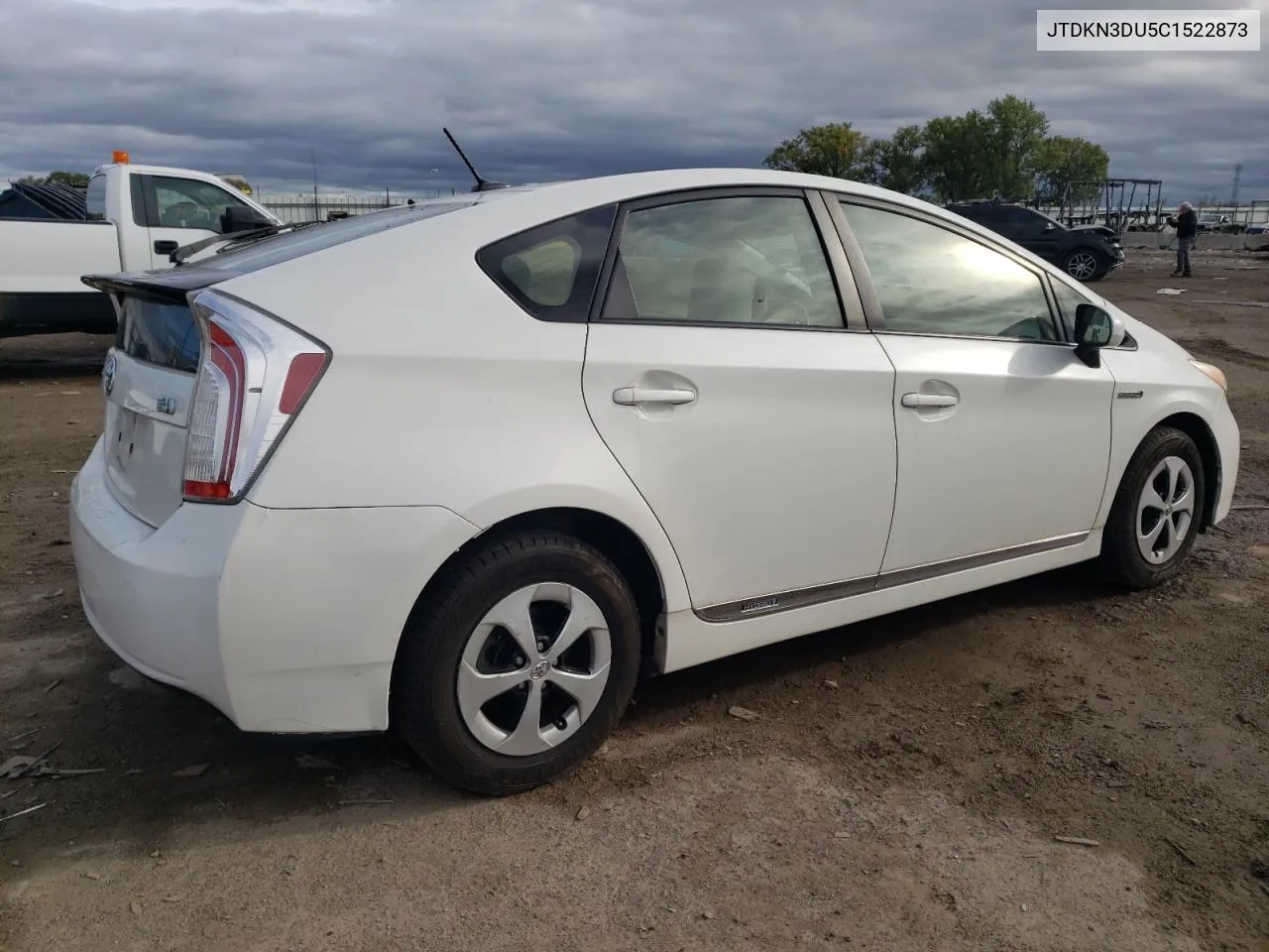 JTDKN3DU5C1522873 2012 Toyota Prius