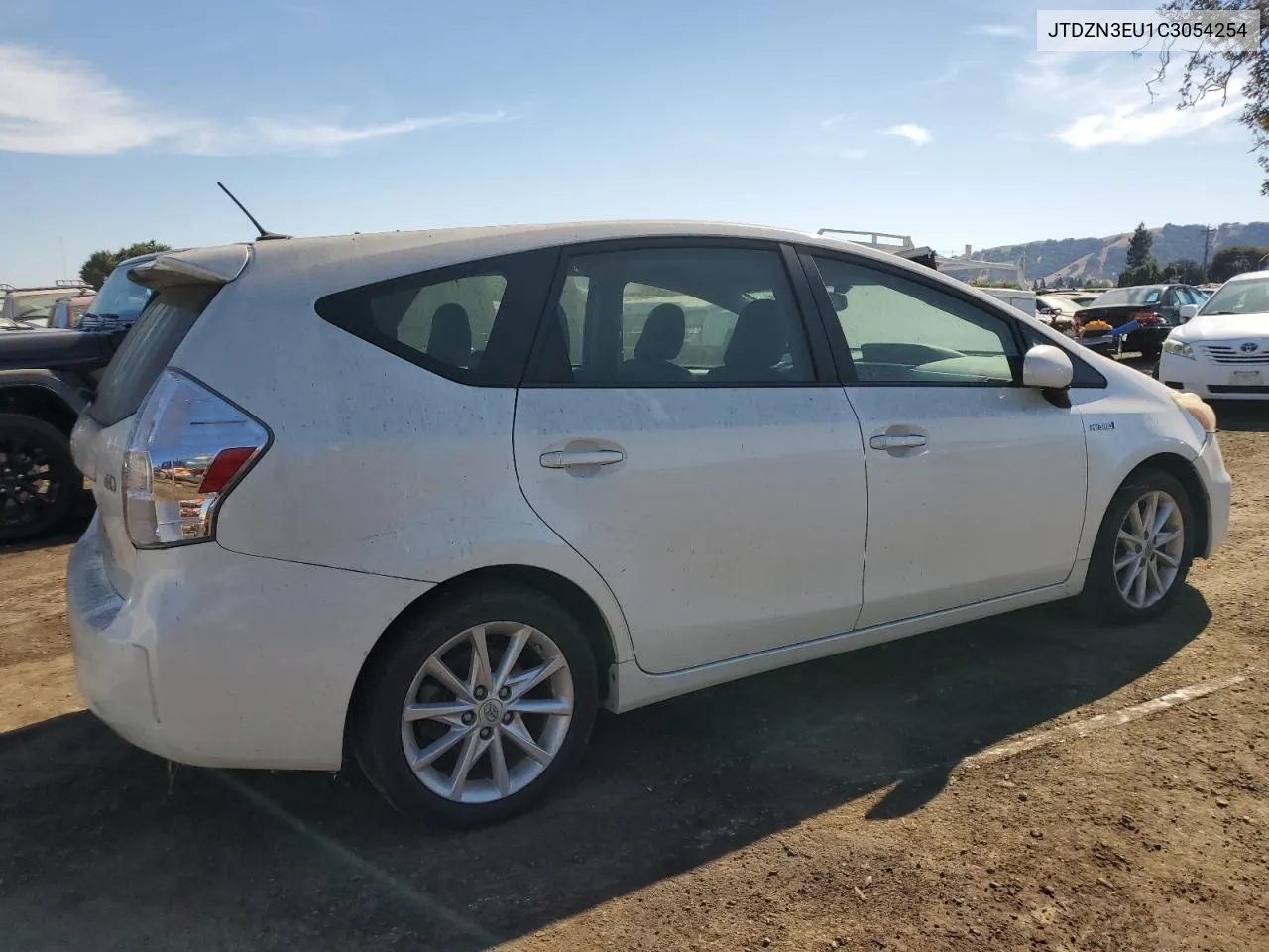 2012 Toyota Prius V VIN: JTDZN3EU1C3054254 Lot: 72796834