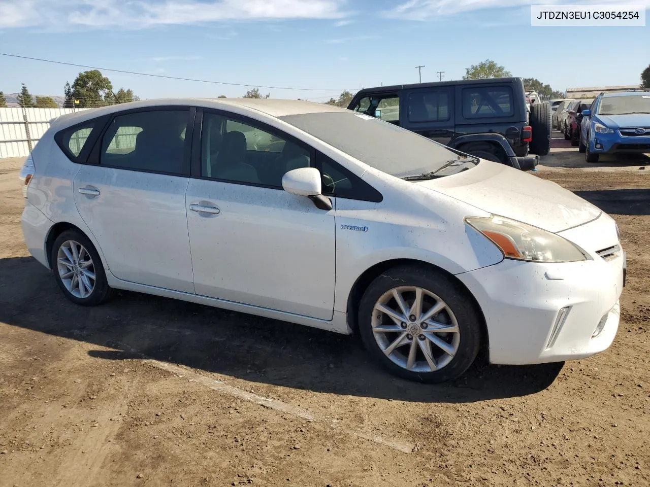 2012 Toyota Prius V VIN: JTDZN3EU1C3054254 Lot: 72796834