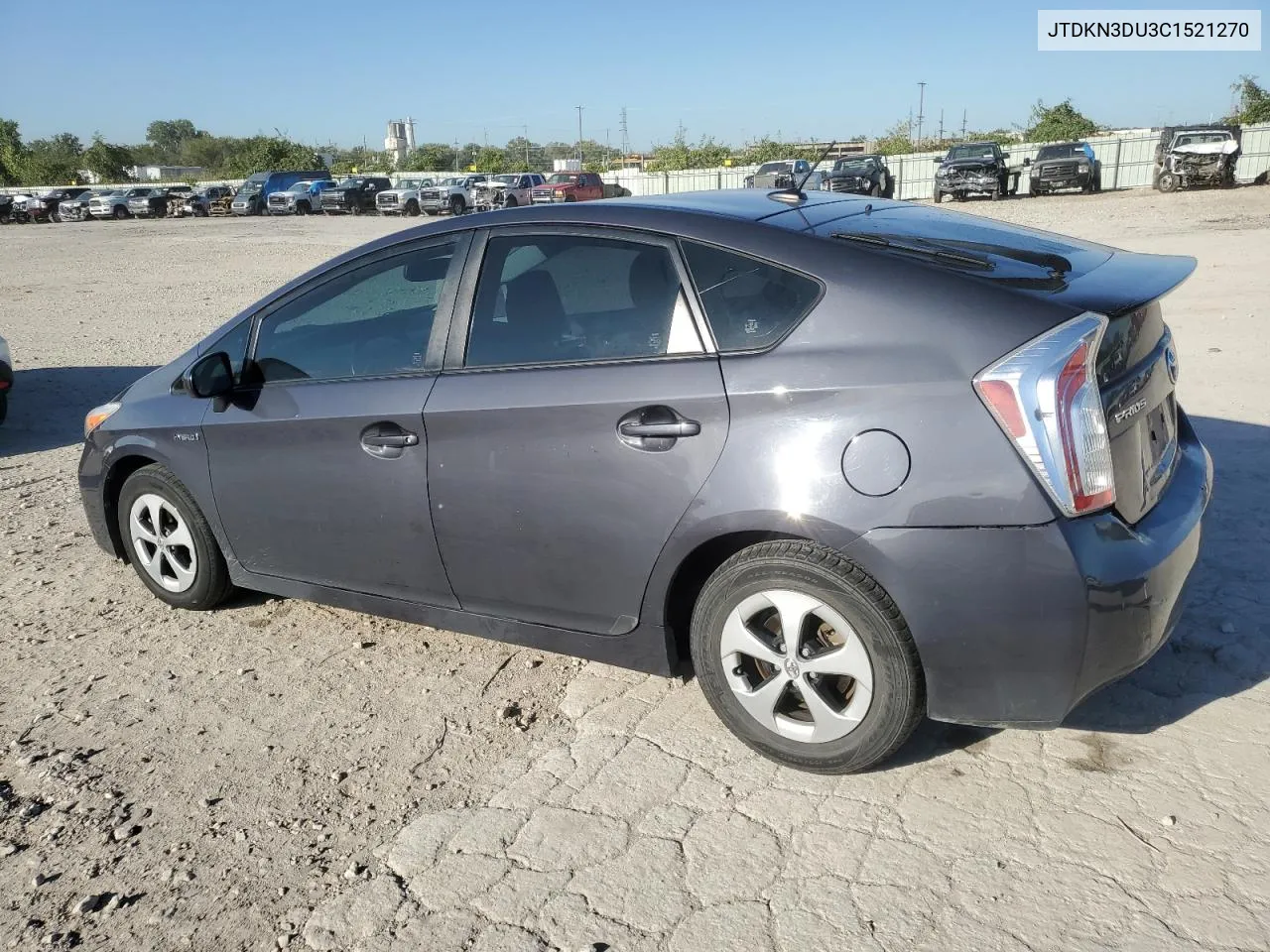 2012 Toyota Prius VIN: JTDKN3DU3C1521270 Lot: 72932154