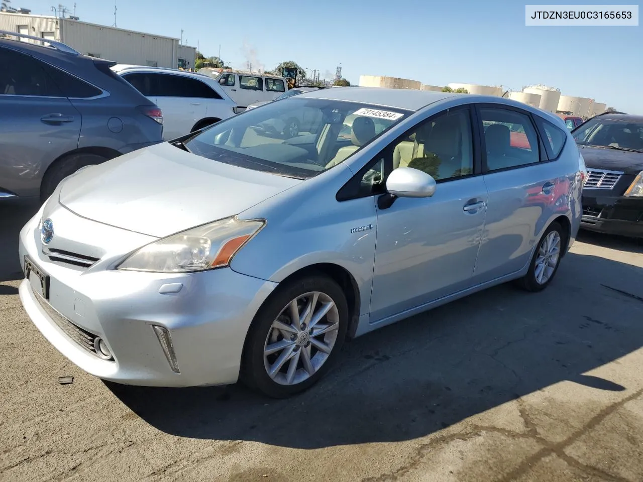 2012 Toyota Prius V VIN: JTDZN3EU0C3165653 Lot: 73145384