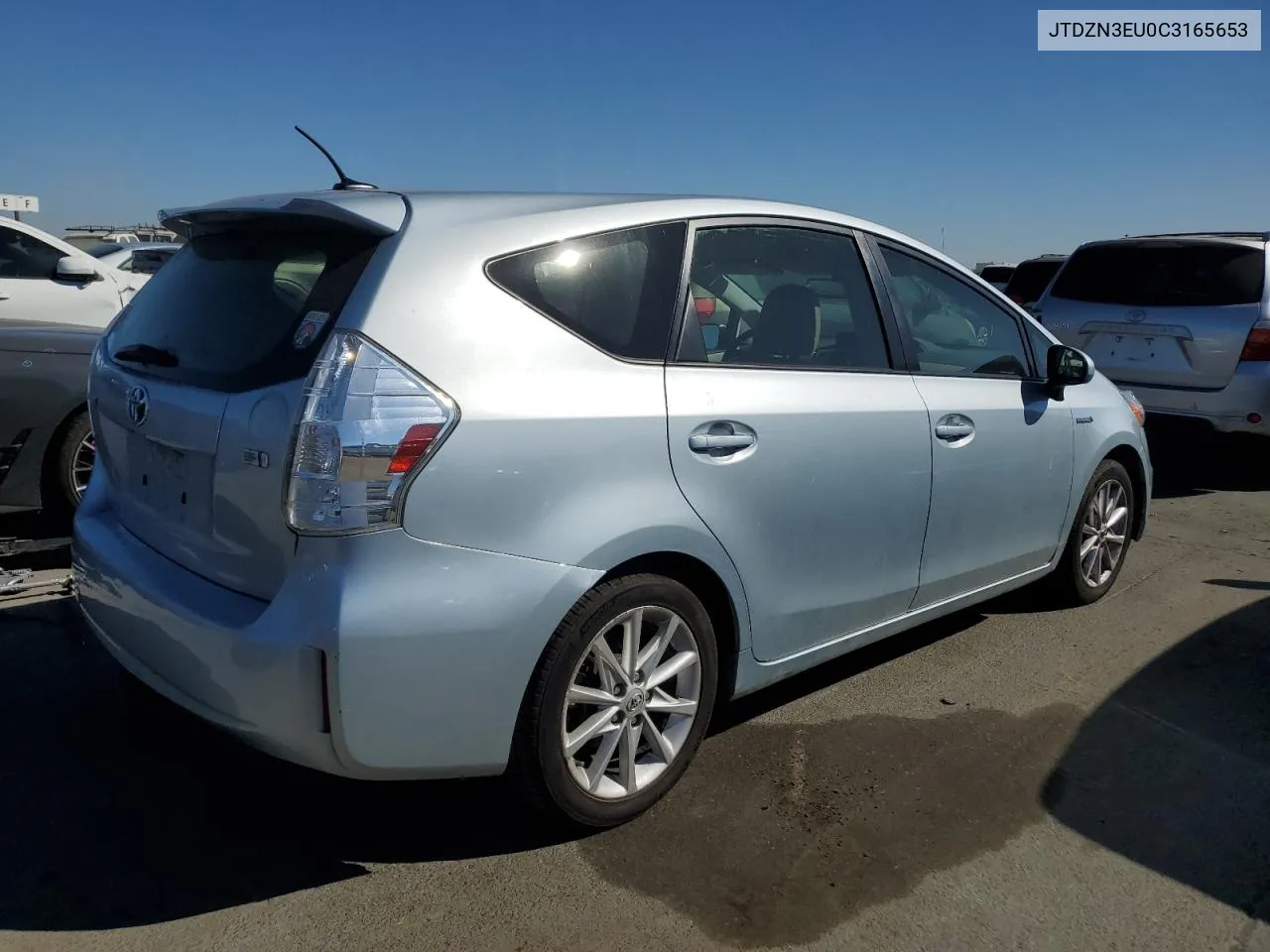 2012 Toyota Prius V VIN: JTDZN3EU0C3165653 Lot: 73145384