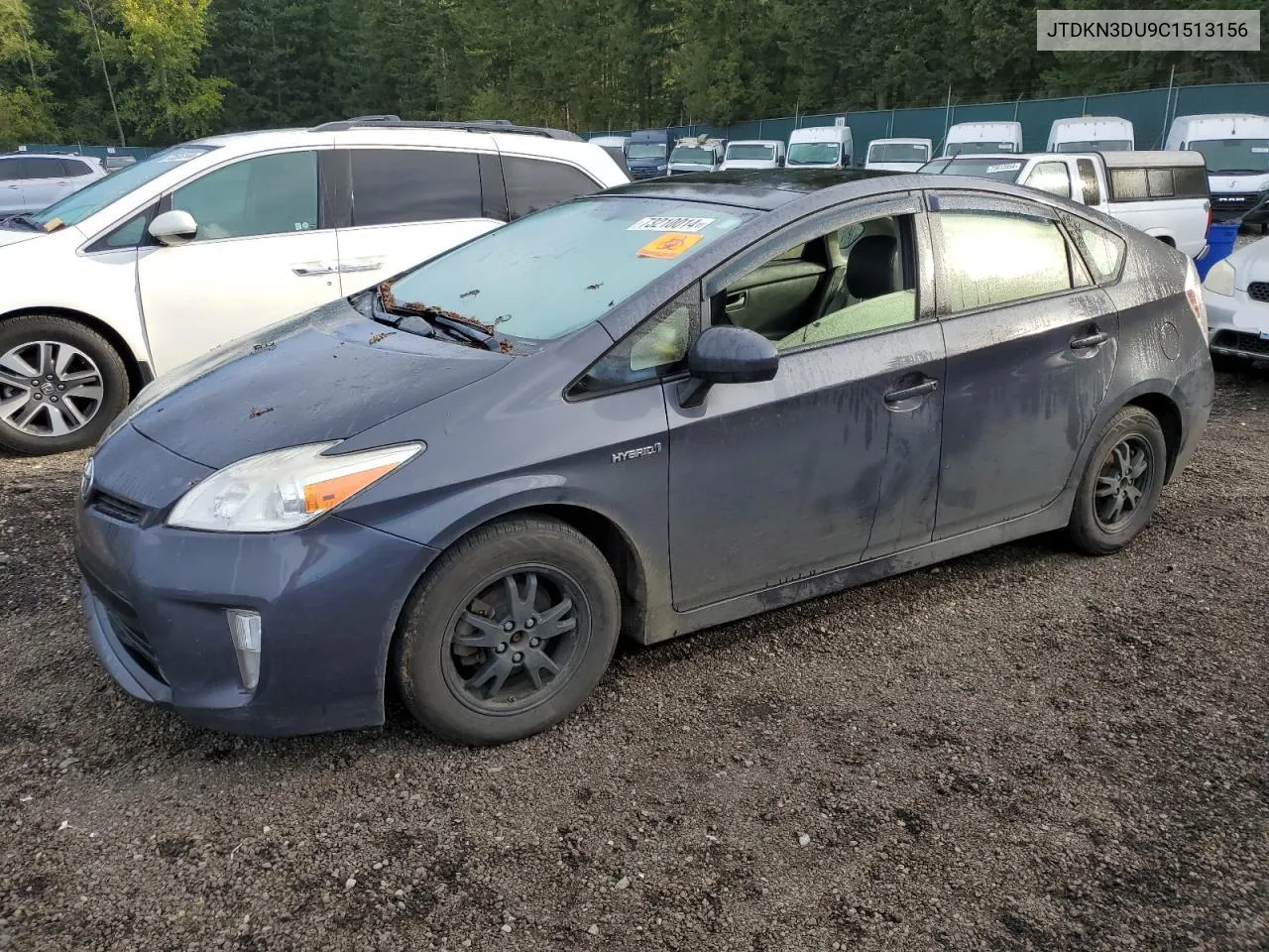 JTDKN3DU9C1513156 2012 Toyota Prius