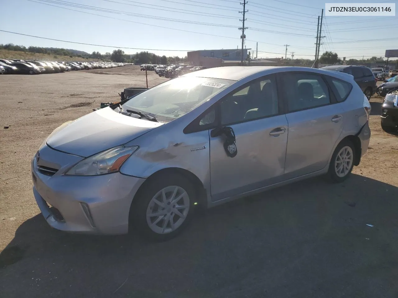 2012 Toyota Prius V VIN: JTDZN3EU0C3061146 Lot: 73326324