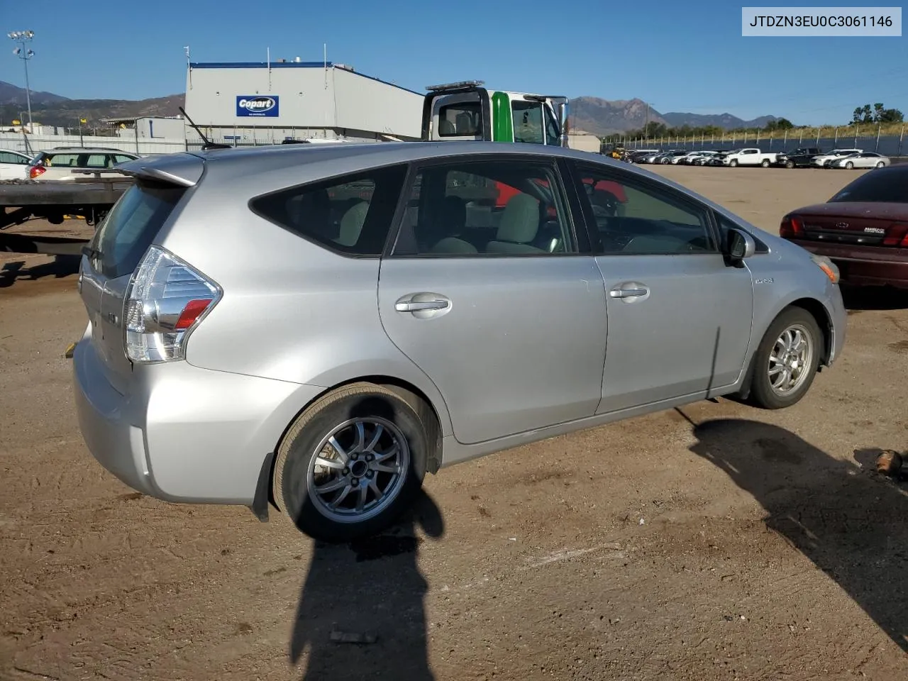 2012 Toyota Prius V VIN: JTDZN3EU0C3061146 Lot: 73326324