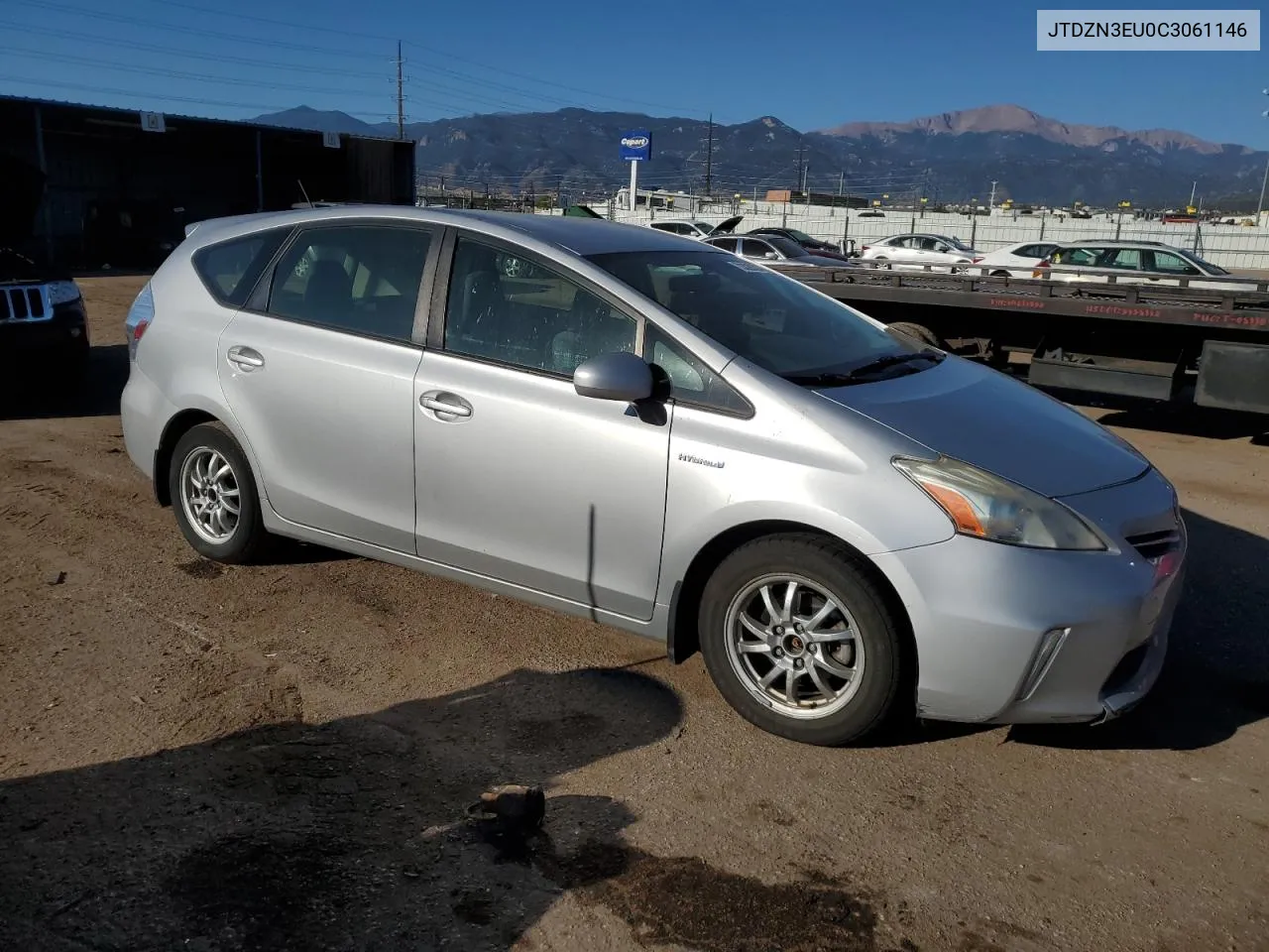 2012 Toyota Prius V VIN: JTDZN3EU0C3061146 Lot: 73326324