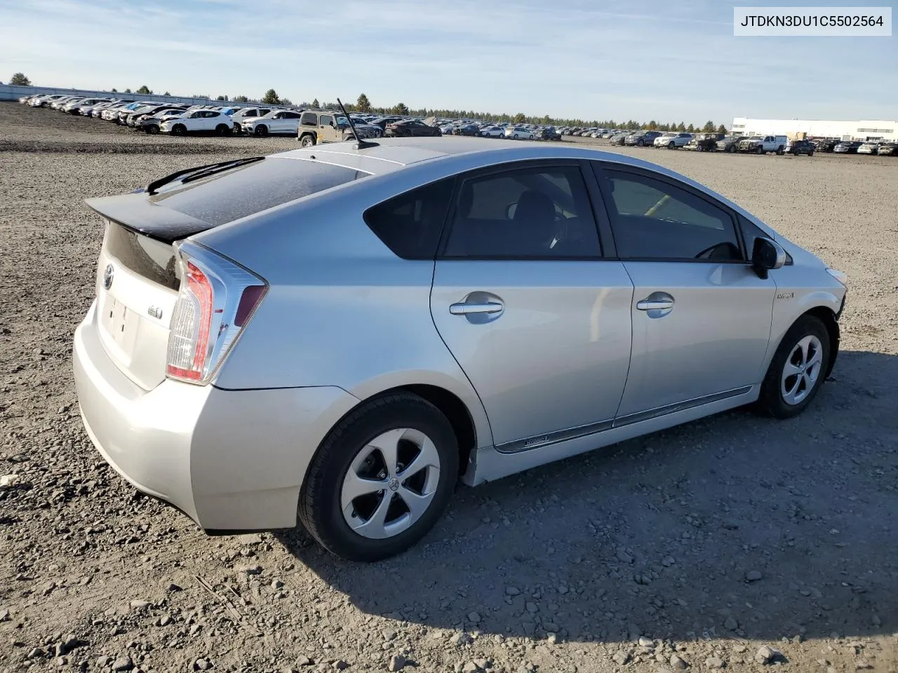 2012 Toyota Prius VIN: JTDKN3DU1C5502564 Lot: 73360894