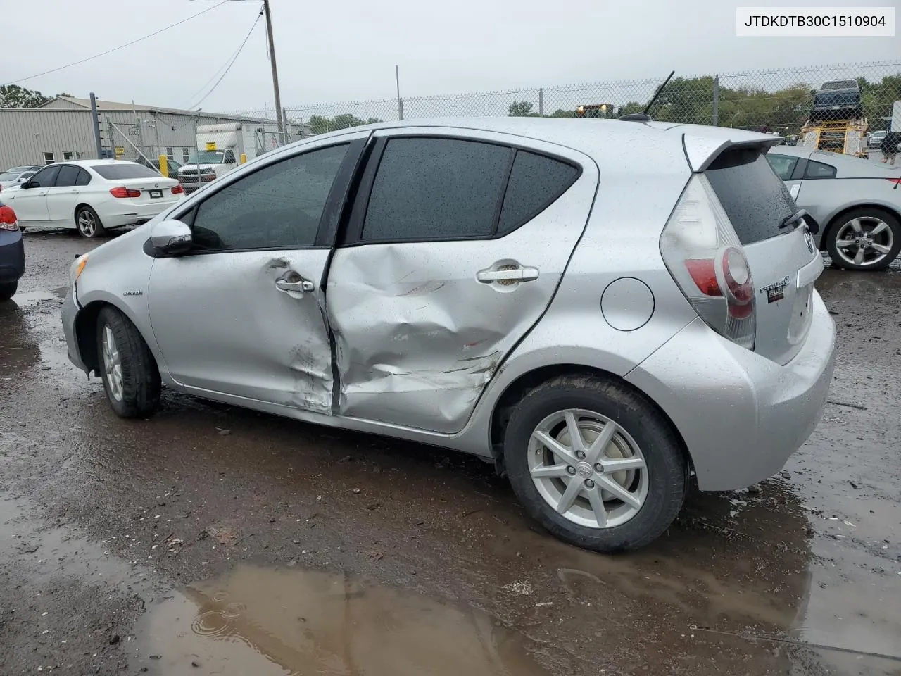 2012 Toyota Prius C VIN: JTDKDTB30C1510904 Lot: 73531114