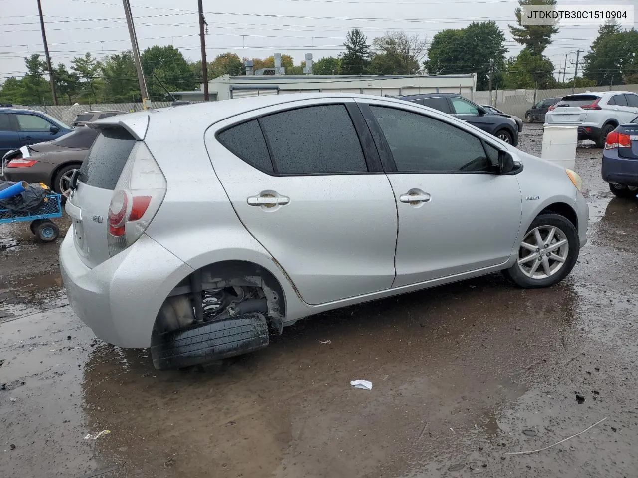 2012 Toyota Prius C VIN: JTDKDTB30C1510904 Lot: 73531114