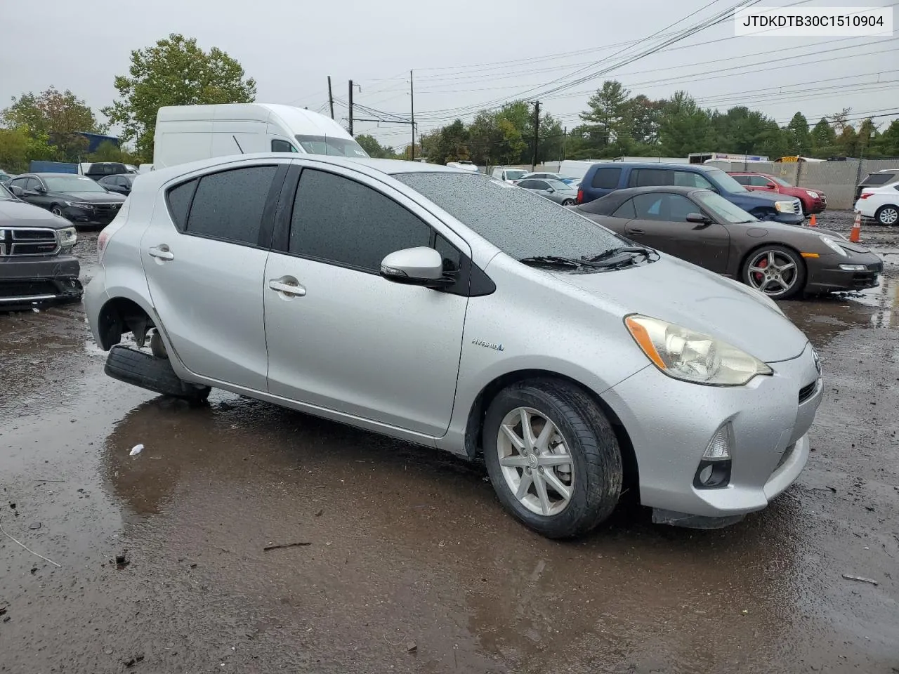 2012 Toyota Prius C VIN: JTDKDTB30C1510904 Lot: 73531114