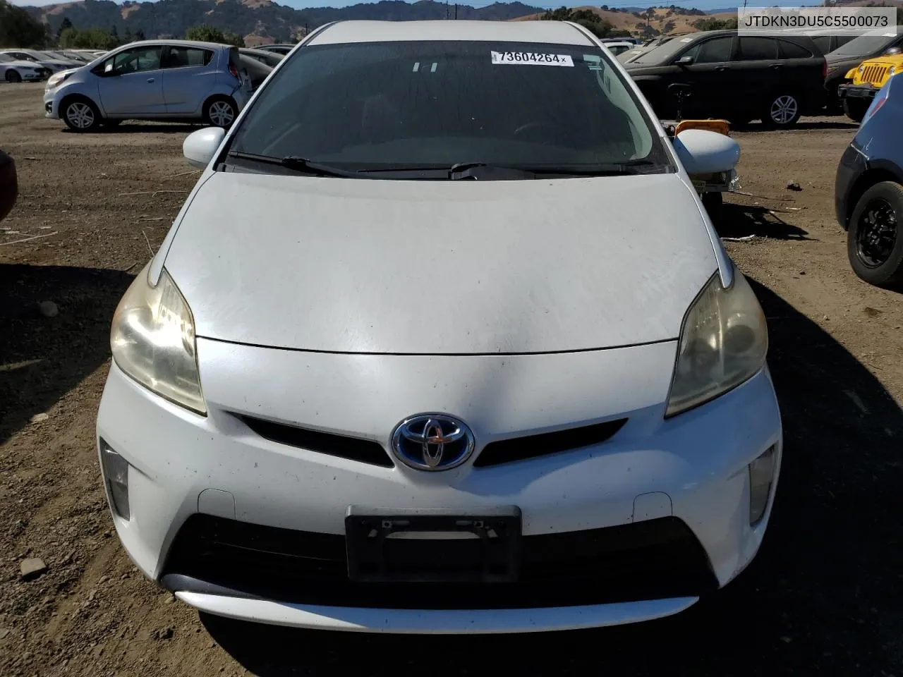 2012 Toyota Prius VIN: JTDKN3DU5C5500073 Lot: 73604264