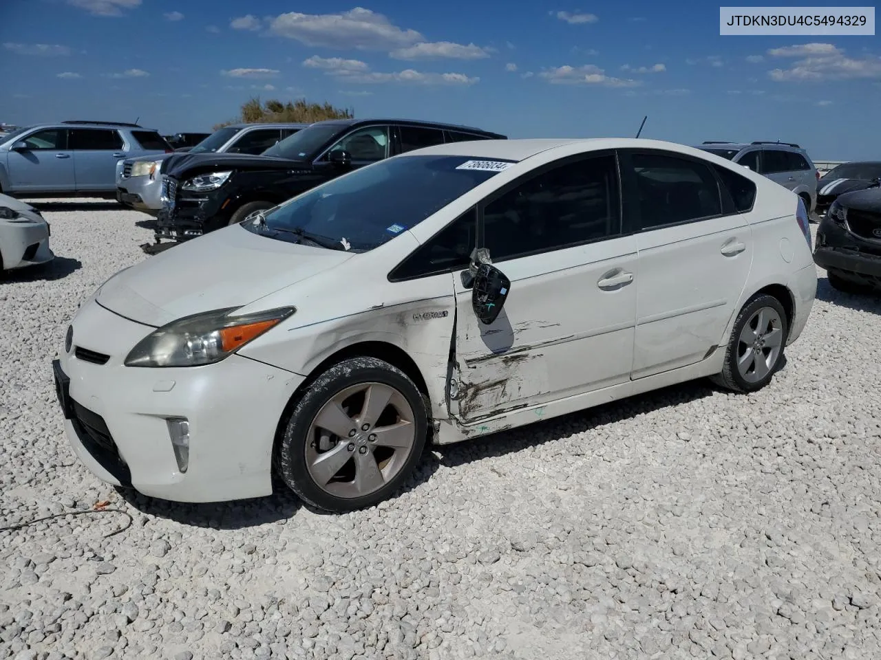 JTDKN3DU4C5494329 2012 Toyota Prius