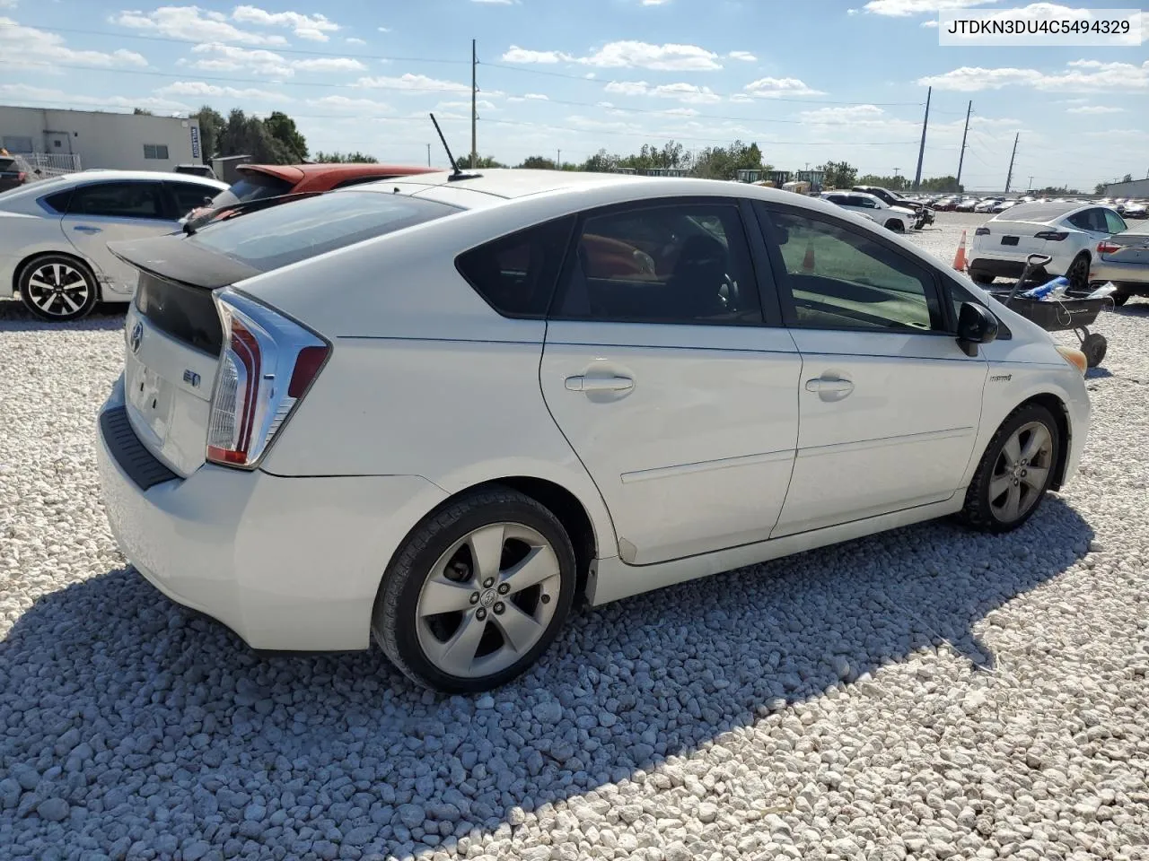 2012 Toyota Prius VIN: JTDKN3DU4C5494329 Lot: 73606034