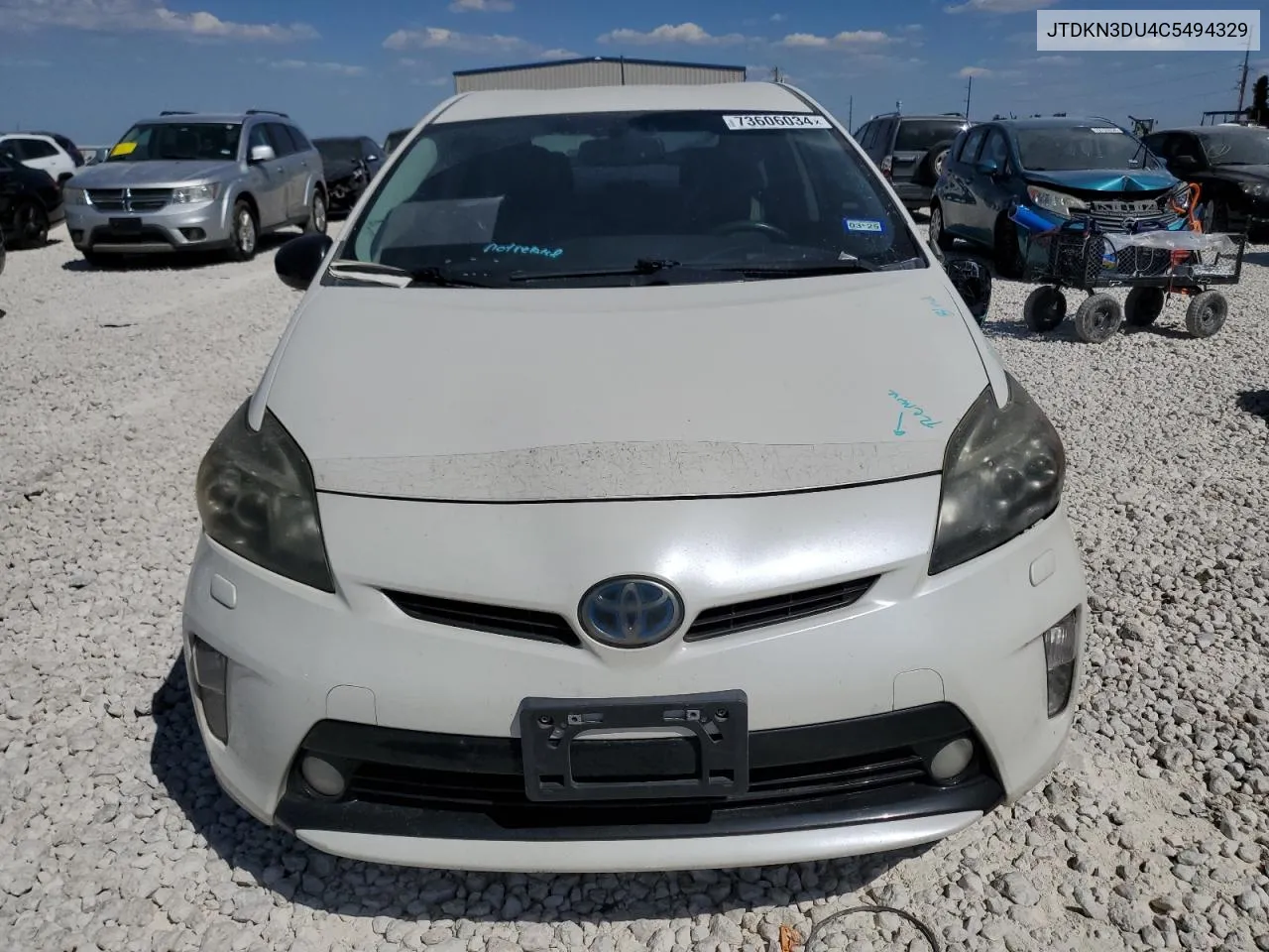 JTDKN3DU4C5494329 2012 Toyota Prius