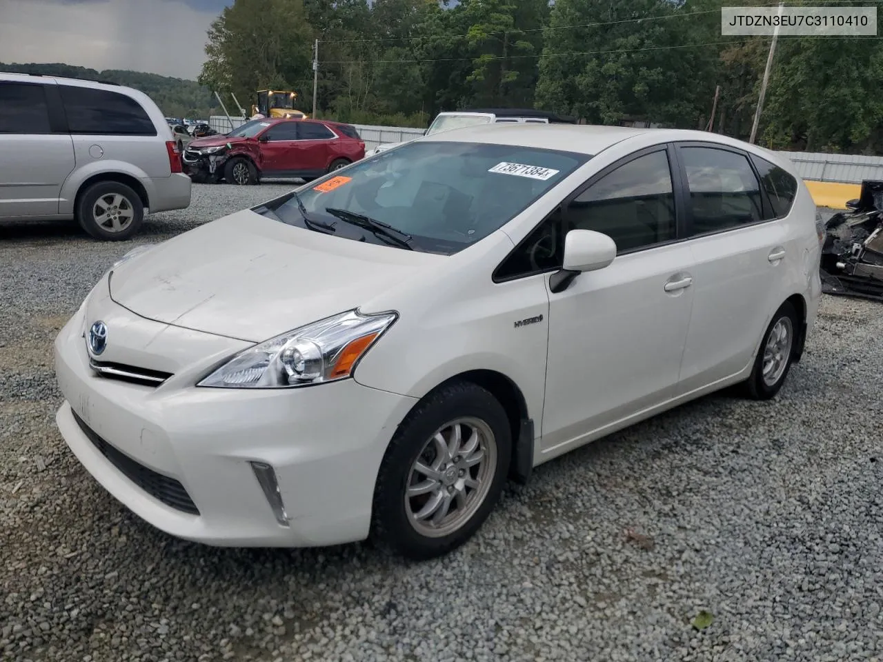 2012 Toyota Prius V VIN: JTDZN3EU7C3110410 Lot: 73671384