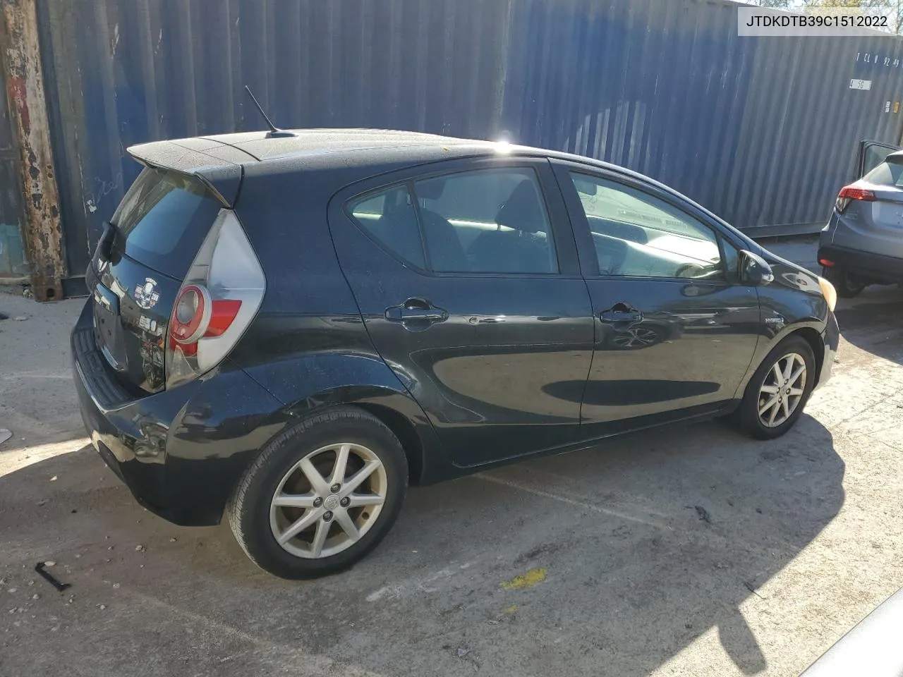 2012 Toyota Prius C VIN: JTDKDTB39C1512022 Lot: 74065424