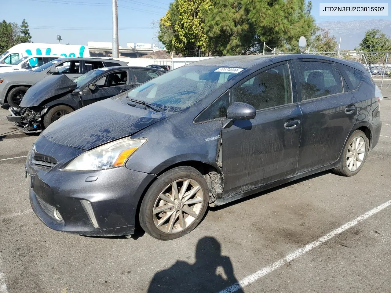 2012 Toyota Prius V VIN: JTDZN3EU2C3015902 Lot: 74474004