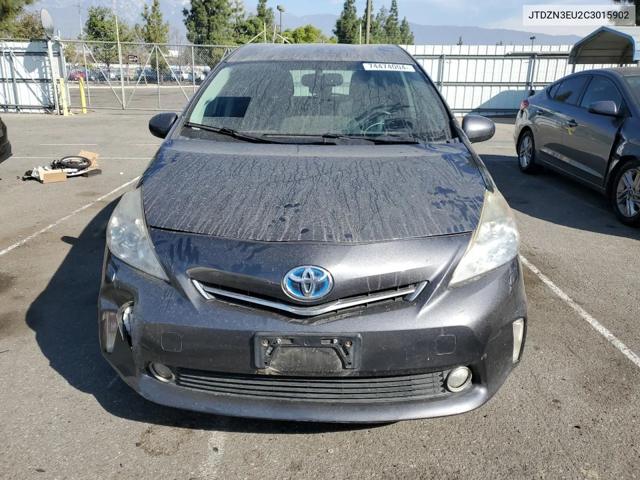 2012 Toyota Prius V VIN: JTDZN3EU2C3015902 Lot: 74474004