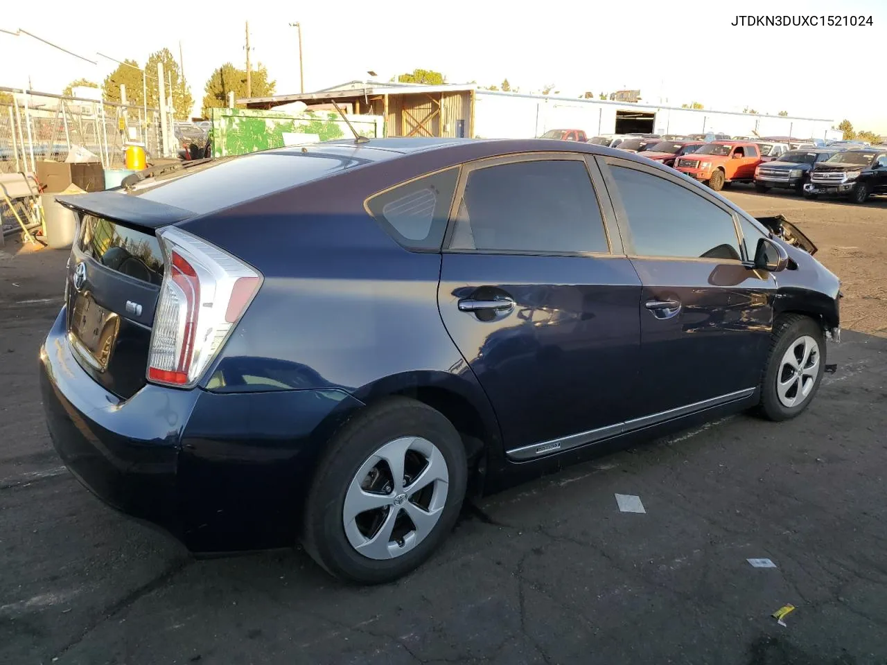 JTDKN3DUXC1521024 2012 Toyota Prius