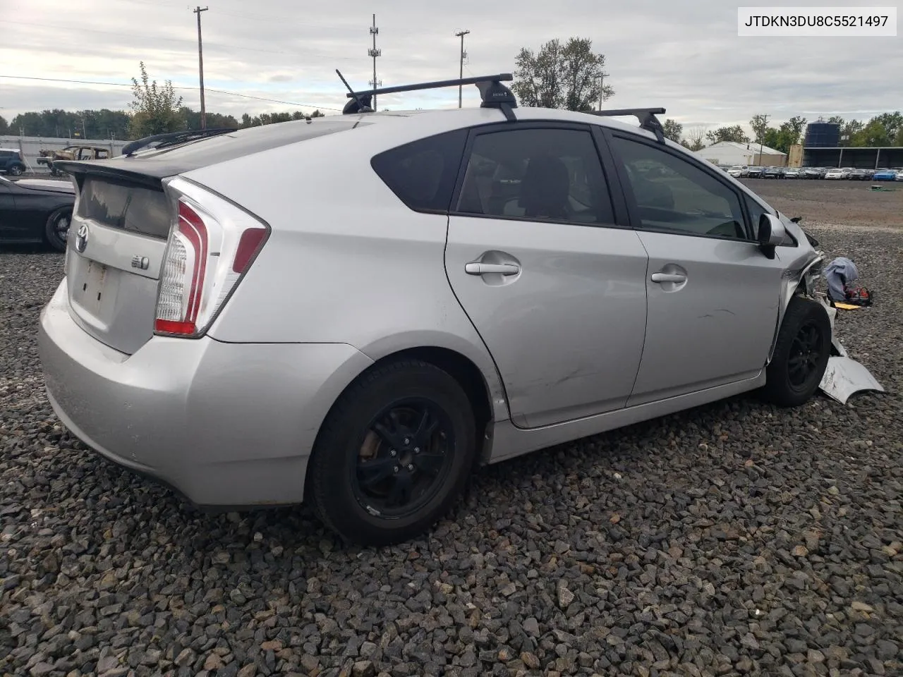 2012 Toyota Prius VIN: JTDKN3DU8C5521497 Lot: 74855814