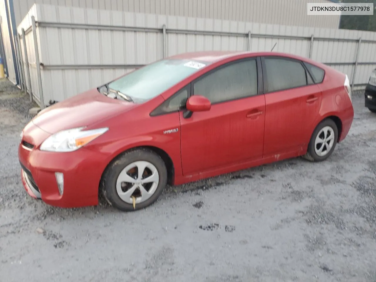 JTDKN3DU8C1577978 2012 Toyota Prius