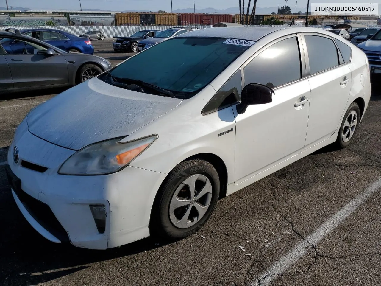 2012 Toyota Prius VIN: JTDKN3DU0C5460517 Lot: 75005664