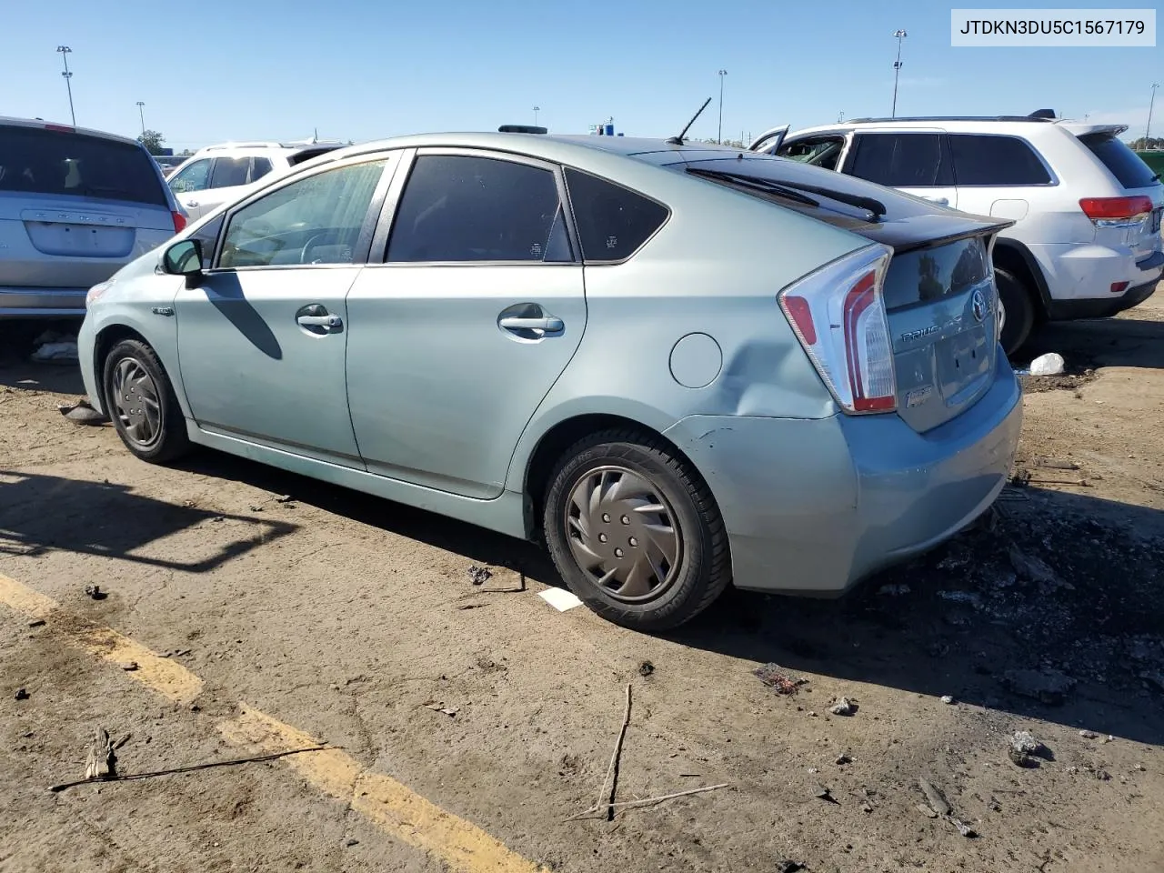 JTDKN3DU5C1567179 2012 Toyota Prius