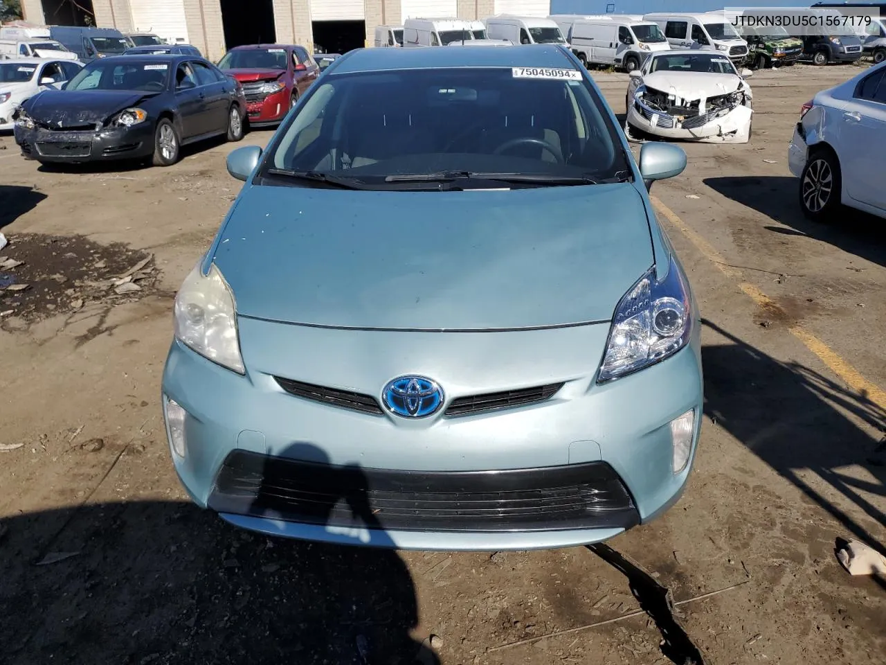 JTDKN3DU5C1567179 2012 Toyota Prius