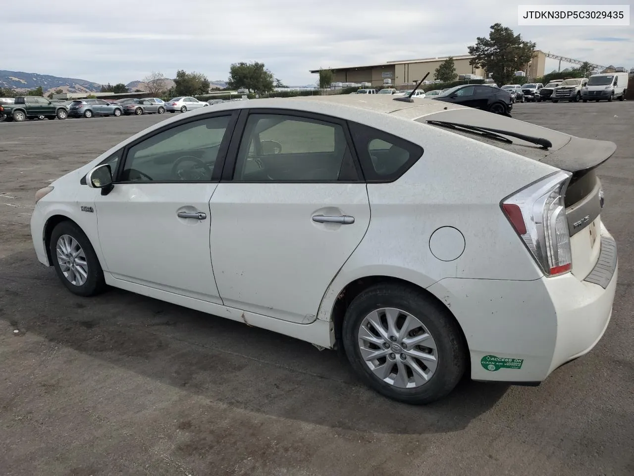 2012 Toyota Prius Plug-In VIN: JTDKN3DP5C3029435 Lot: 75556604