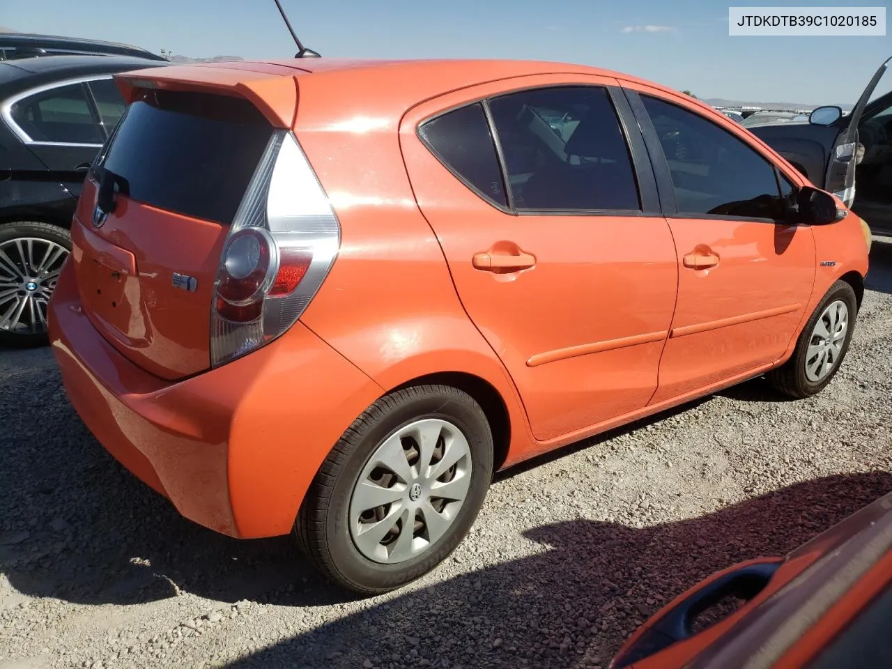 2012 Toyota Prius C VIN: JTDKDTB39C1020185 Lot: 75723724