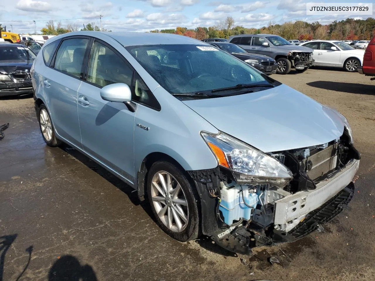 2012 Toyota Prius V VIN: JTDZN3EU5C3177829 Lot: 76010764