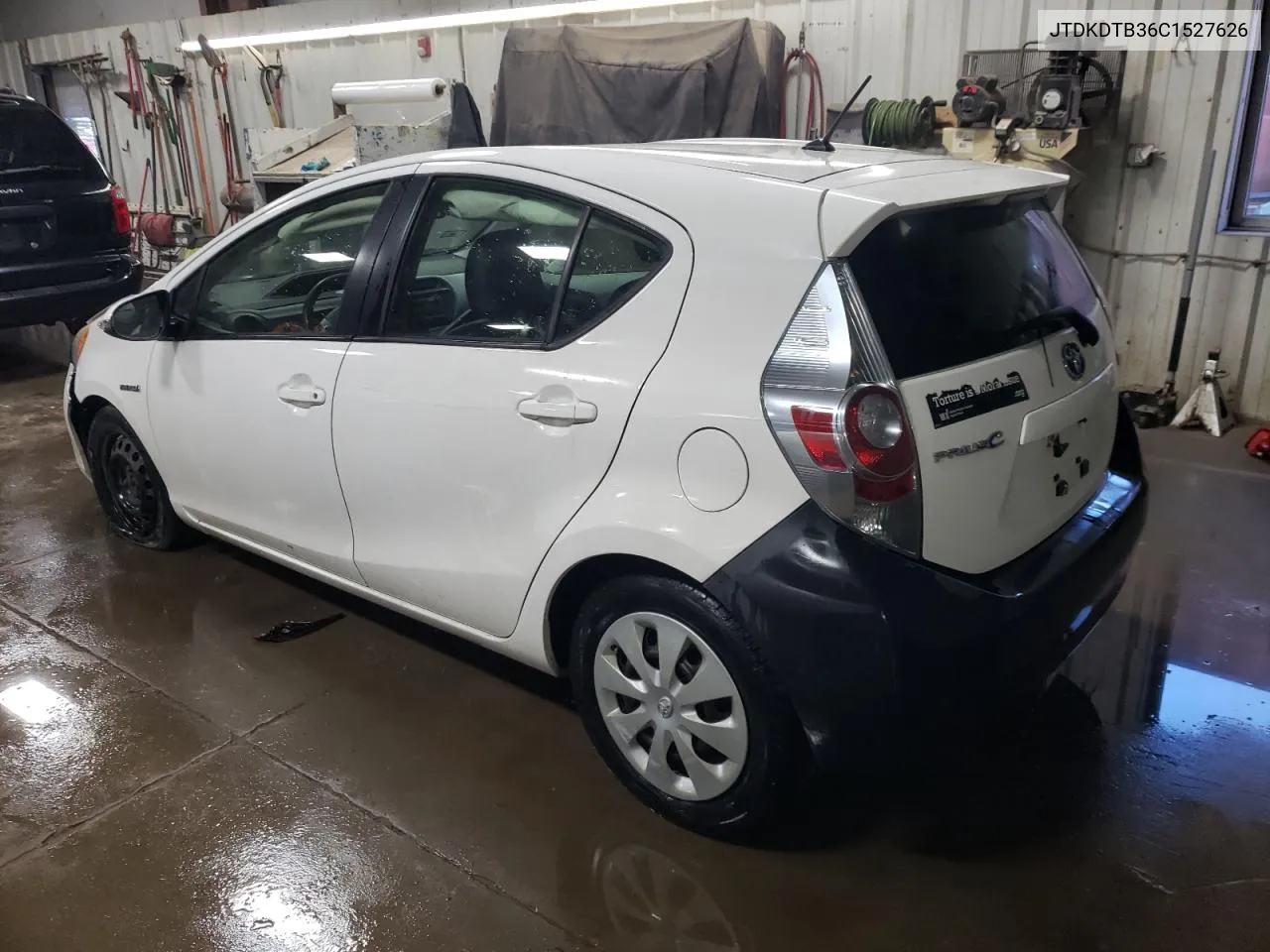 2012 Toyota Prius C VIN: JTDKDTB36C1527626 Lot: 76131924