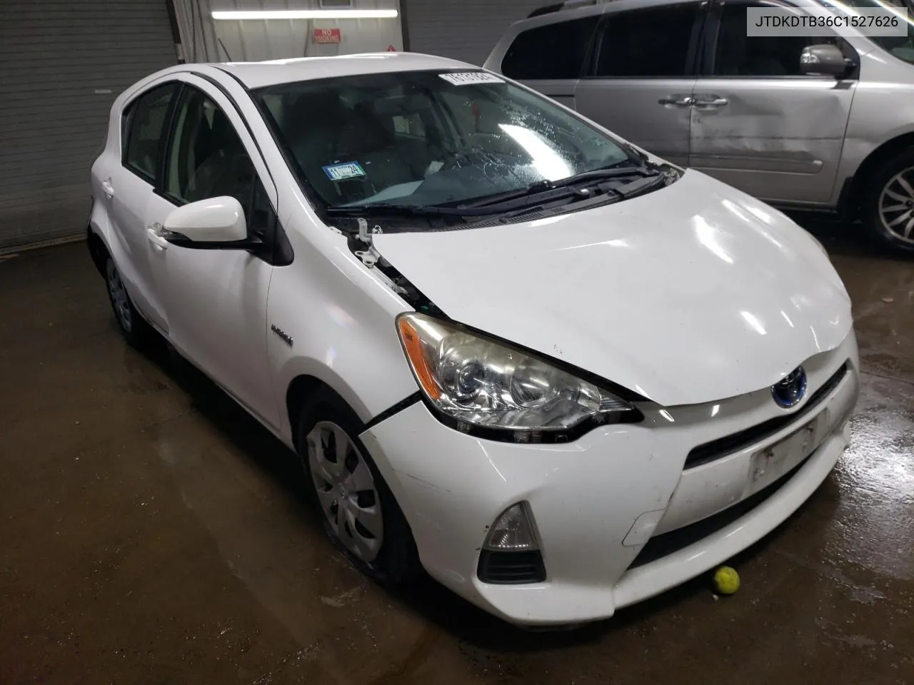 2012 Toyota Prius C VIN: JTDKDTB36C1527626 Lot: 76131924