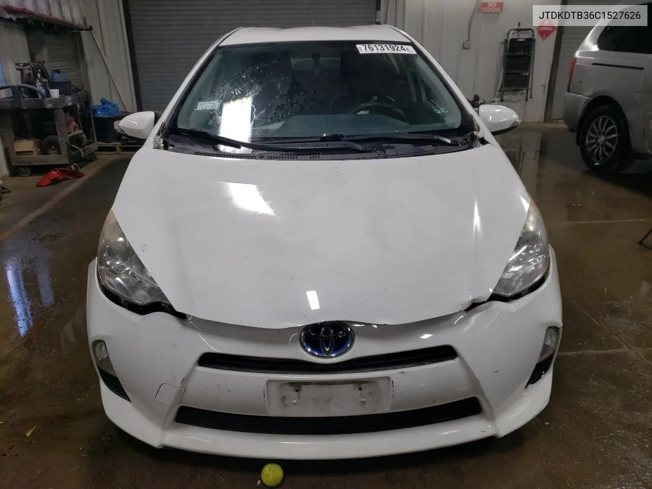 2012 Toyota Prius C VIN: JTDKDTB36C1527626 Lot: 76131924