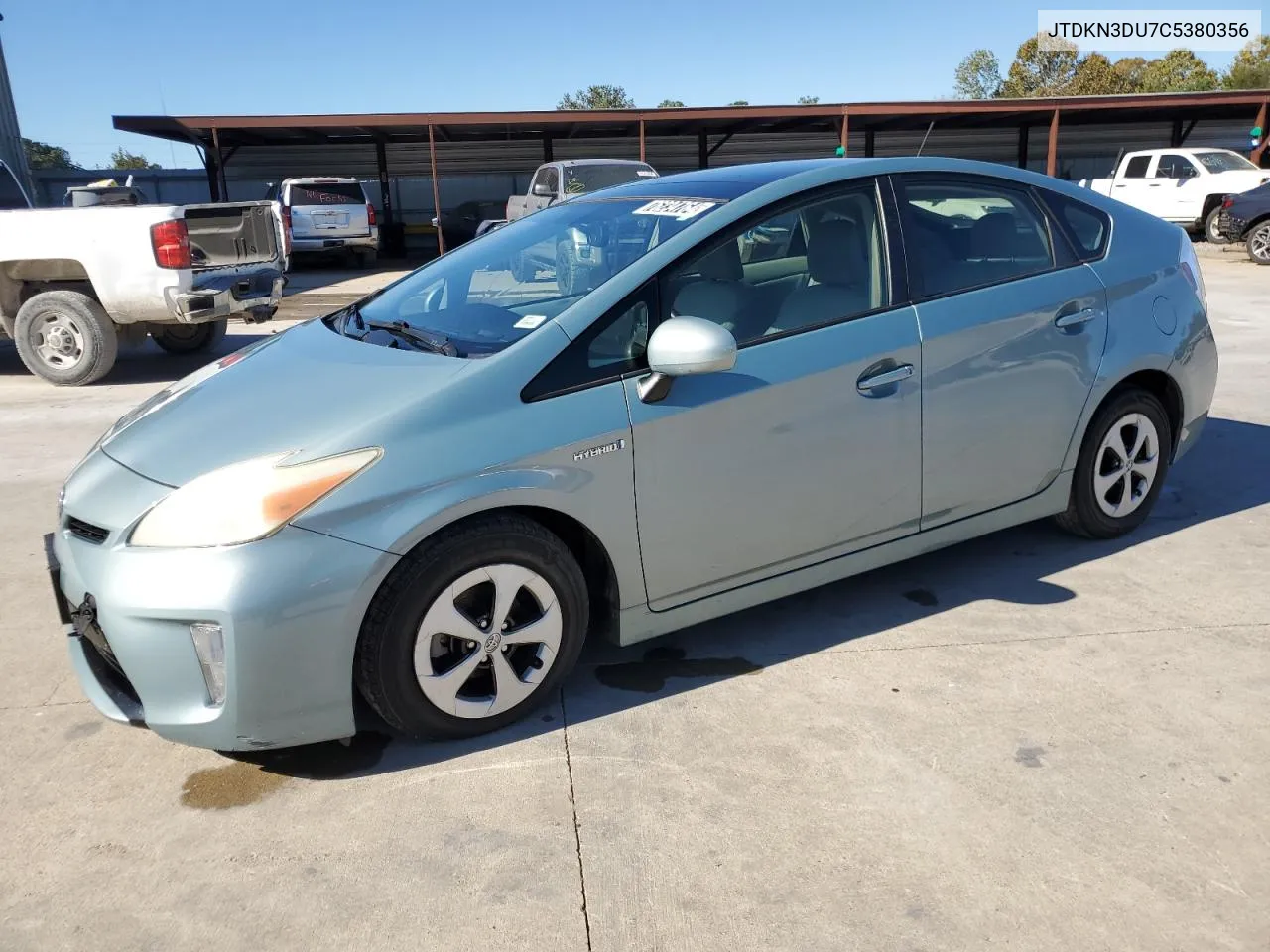 2012 Toyota Prius VIN: JTDKN3DU7C5380356 Lot: 76234764