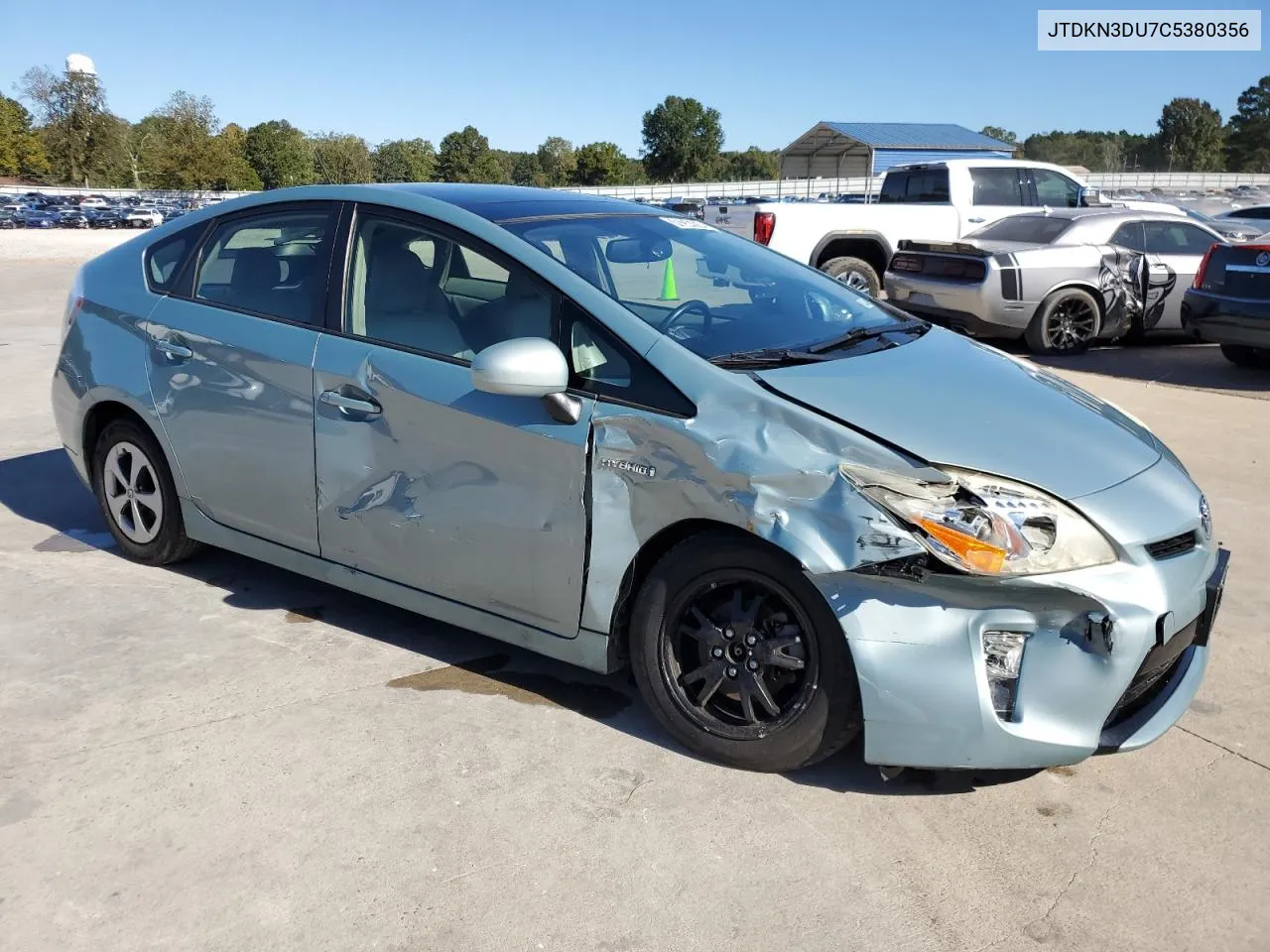 2012 Toyota Prius VIN: JTDKN3DU7C5380356 Lot: 76234764