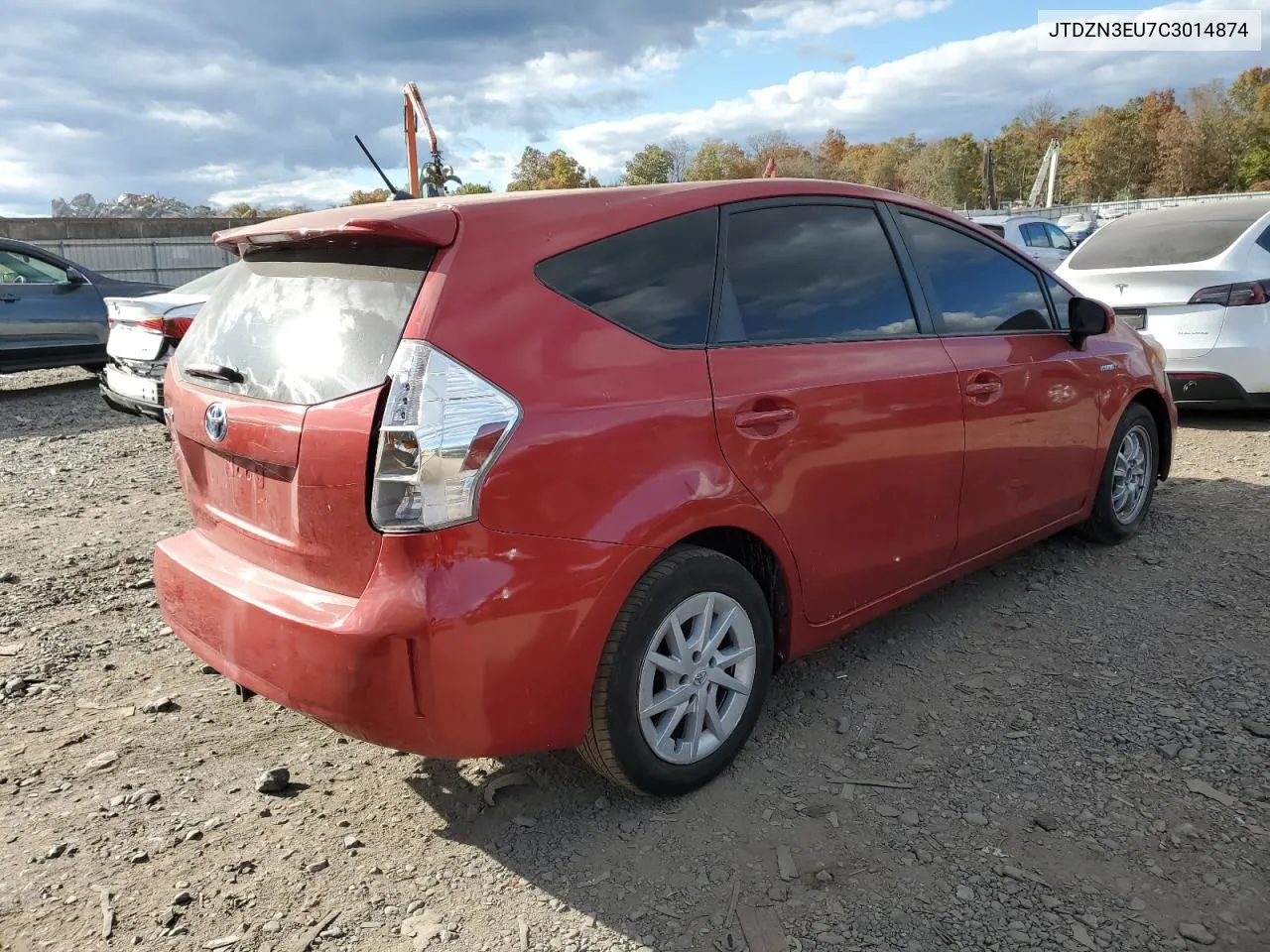 2012 Toyota Prius V VIN: JTDZN3EU7C3014874 Lot: 76253954