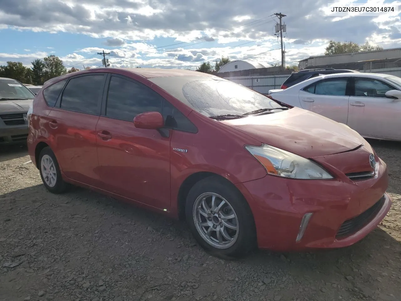 2012 Toyota Prius V VIN: JTDZN3EU7C3014874 Lot: 76253954