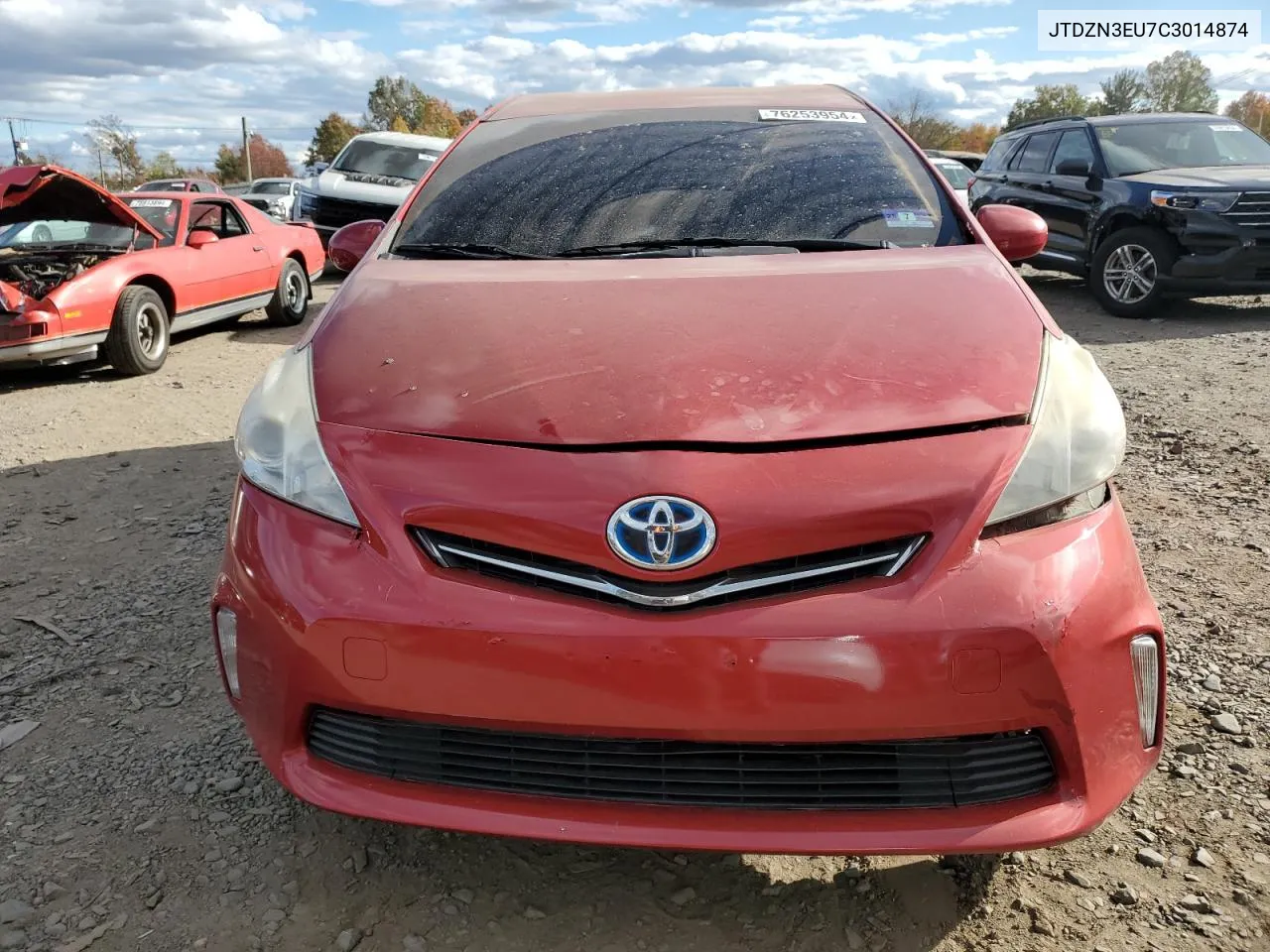 2012 Toyota Prius V VIN: JTDZN3EU7C3014874 Lot: 76253954