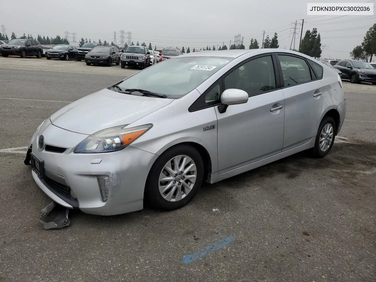 JTDKN3DPXC3002036 2012 Toyota Prius Plug-In