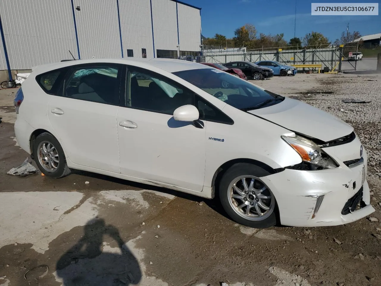 2012 Toyota Prius V VIN: JTDZN3EU5C3106677 Lot: 76457514