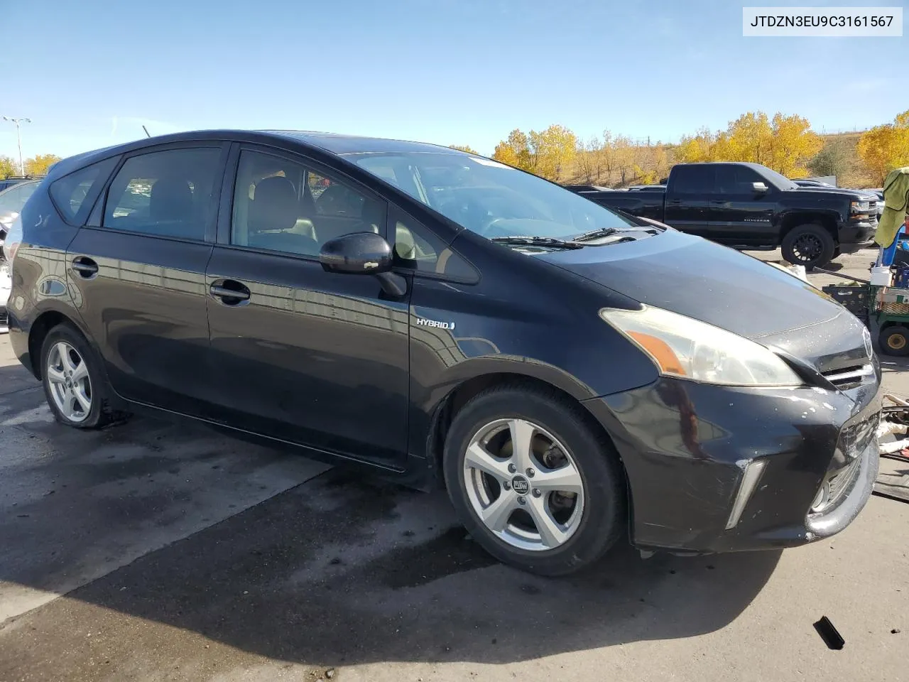 2012 Toyota Prius V VIN: JTDZN3EU9C3161567 Lot: 76522194