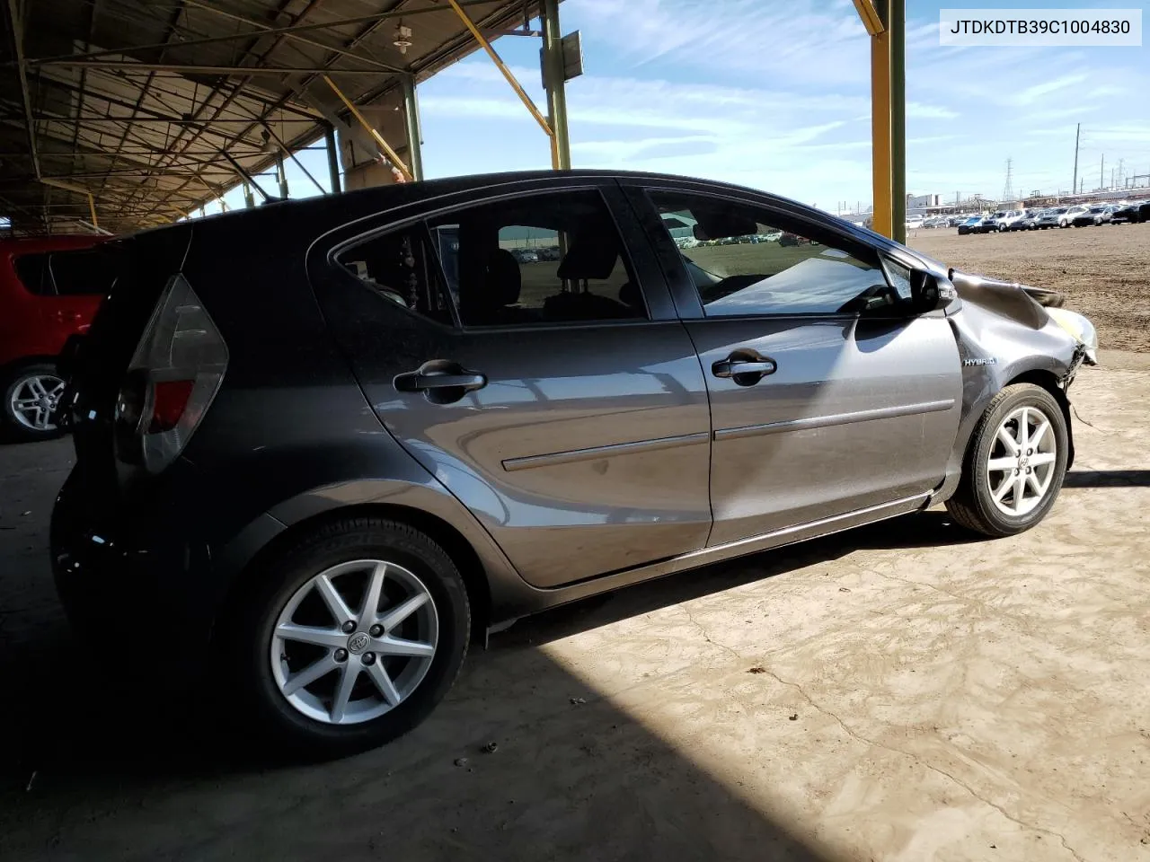 2012 Toyota Prius C VIN: JTDKDTB39C1004830 Lot: 76532474