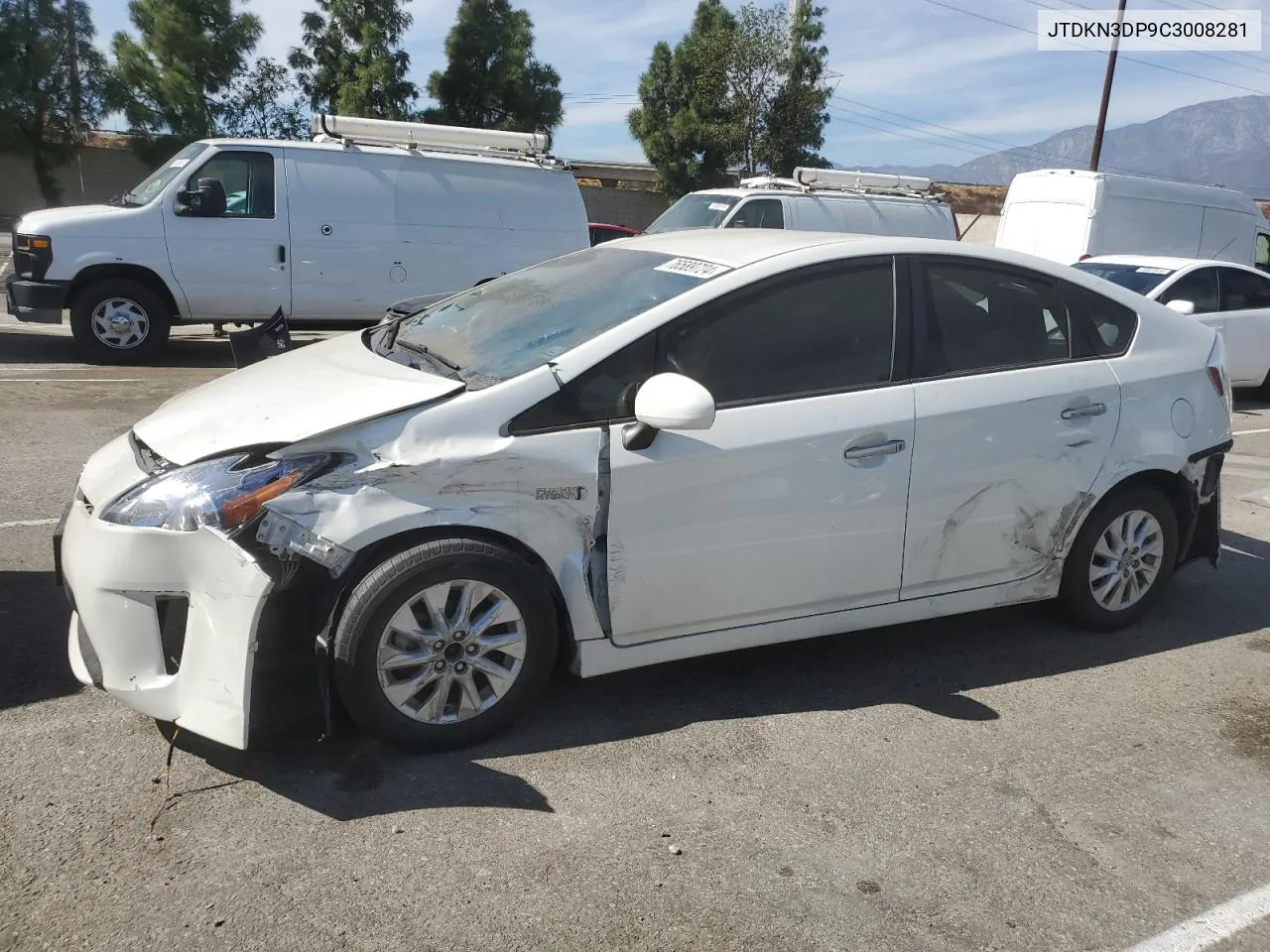 2012 Toyota Prius Plug-In VIN: JTDKN3DP9C3008281 Lot: 76589724