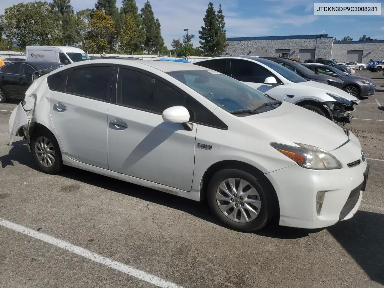 2012 Toyota Prius Plug-In VIN: JTDKN3DP9C3008281 Lot: 76589724